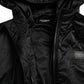 Dolce & Gabbana Elegant Black Hooded Parka Jacket