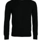 Dolce & Gabbana Elegant Black Cashmere Pullover Sweater