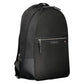 Tommy Hilfiger Elegant Black Laptop Backpack with Contrasting Details