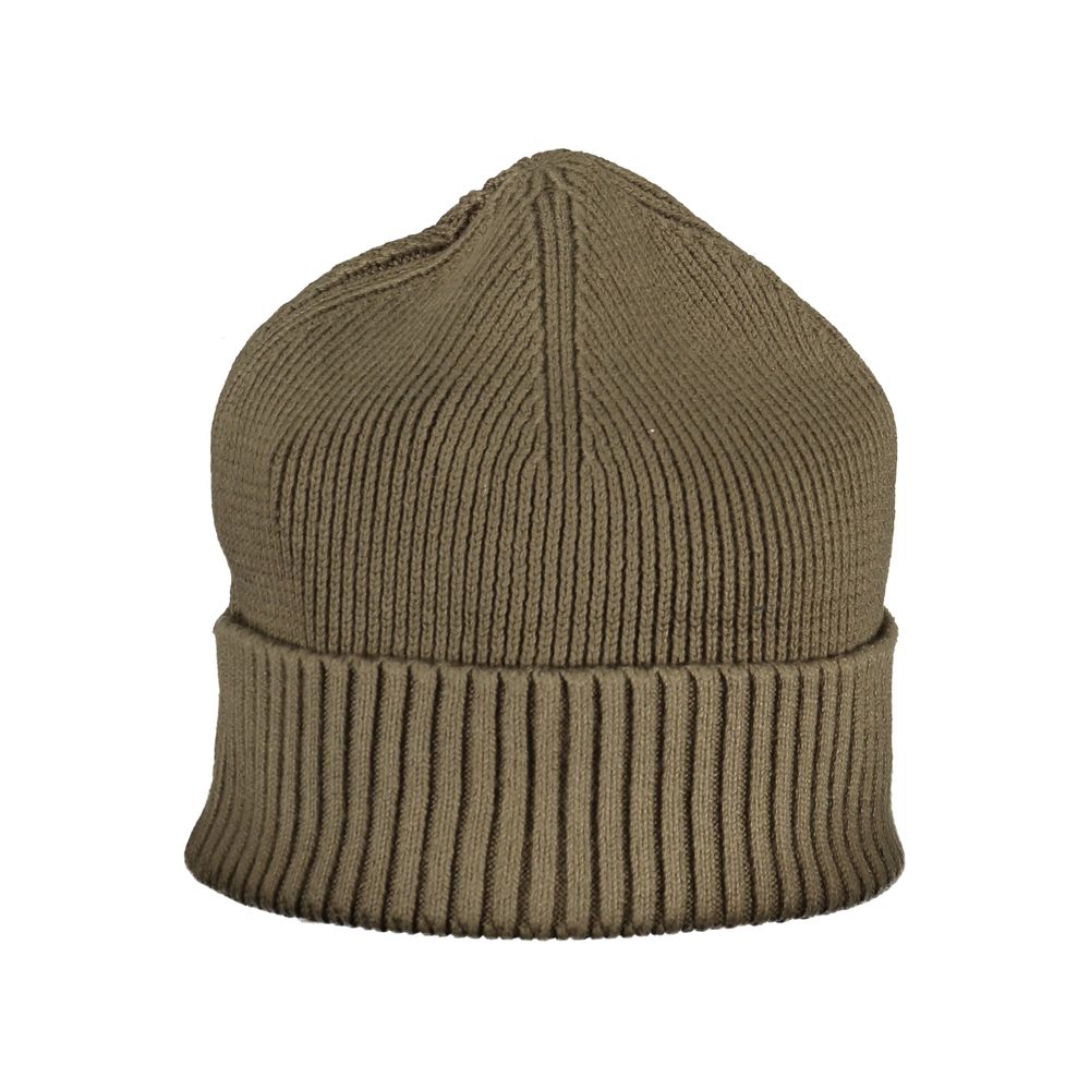 Tommy Hilfiger Exquisite Green Cotton Cashmere Cap