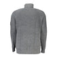 Calvin Klein Elegant Gray Wool High Neck Sweater