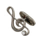 Dolce & Gabbana Elegant Silver Tremble Clef Cufflinks