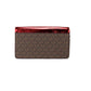 Michael Kors Jet Set Travel Crimson Small Flap Clutch Crossbody Bag