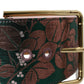 Dolce & Gabbana Multicolor Floral Jacquard Lurex Gold Buckle Belt