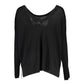 Gant Elegant Black Wool Sweater with Round Neck