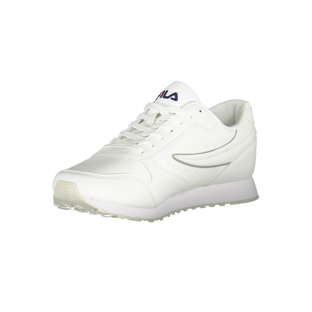 Fila Pristine White Sports Sneakers with Contrast Accents