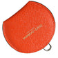 Dolce & Gabbana Elegant Orange Leather Mirror Holder