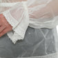 Dolce & Gabbana White Silk Long Sleeves Ascot Collar Top