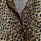 Dolce & Gabbana Brown Leopard Print Long Sleeves Blouse Top