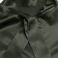 Dolce & Gabbana Gray Long Sleeves Ascot Collar Blouse Top