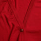 Dolce & Gabbana Red Wool V-neck Buttoned Cardigan Sweater