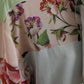 Dolce & Gabbana Multicolor Floral Patchwork Ascot Collar Top