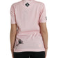 Dolce & Gabbana Pink Floral Print Cotton Short Sleeves T-shirt