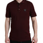 Dolce & Gabbana Maroon Collared Short Sleeves Polo T-shirt