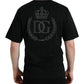 Dolce & Gabbana Black Logo Embossed Crew Neck Short Sleeves T-shirt
