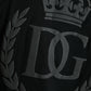 Dolce & Gabbana Black Logo Embossed Crew Neck Short Sleeves T-shirt