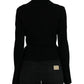 Dolce & Gabbana Black Viscose Single Breasted Blazer Jacket