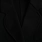 Dolce & Gabbana Black Viscose Single Breasted Blazer Jacket