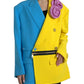 Dolce & Gabbana Multicolor Patchwork Floral Appliques Coat Jacket