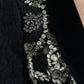 Dolce & Gabbana Black Crystal Embellished Overcoat Jacket