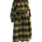Dolce & Gabbana Yellow Checkered Long Sleeve Coat Jacket