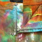 Dolce & Gabbana Multicolor Tie Dye Sequined High Waist Cropped Pants