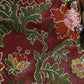Dolce & Gabbana Maroon Floral Jacquard A-line Mini Skirt