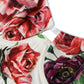 Dolce & Gabbana Multicolor Floral Sleeveless Bustier Crop Top