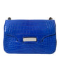 Balenciaga Alligator Skin Mini Shoulder Bag - Elegant Blue