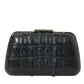 Balenciaga Elegant Crocodile Leather Evening Clutch