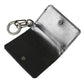 Dolce & Gabbana Black Leather Bifold Logo Card Holder Keyring Wallet