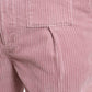 Dolce & Gabbana Pink Corduroy Cotton Stretch Skinny Cargo Jeans