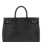 Saint Laurent Black Calf Leather Sac De Jour Handbag