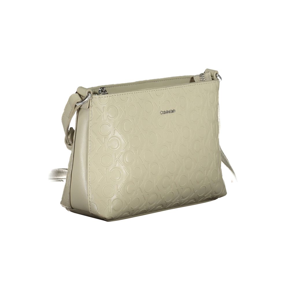 Calvin Klein Beige Polyester Handbag