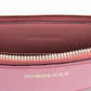 Burberry Peyton House Check Derby Cinnamon Red Grain Leather Pouch Crossbody Bag