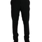 Dolce & Gabbana Black Polyester STAFF Formal 3 Piece Suit