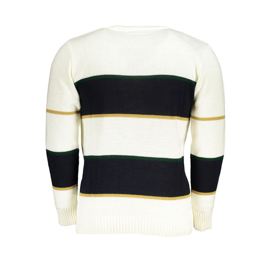 U.S. Grand Polo White Fabric Sweater