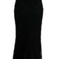 Dolce & Gabbana Elegant Black Sheath Dress with Silk Lining