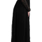 Dolce & Gabbana Elegant Black Sheath Long Sleeve Dress