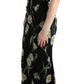 Dolce & Gabbana Sunflower Print Full Length Sheath Dress