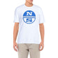 North Sails Crisp White Logo Cotton T-Shirt