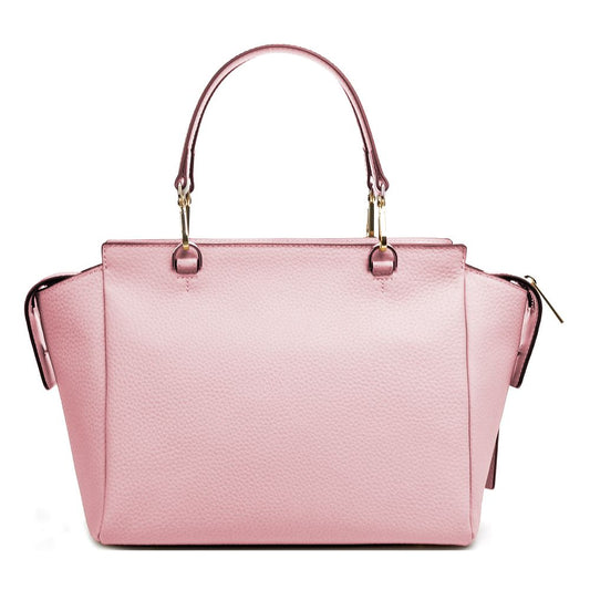 Baldinini Trend Pink Calfskin Women Handbag