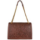 Baldinini Trend Brown Calfskin Women Crossbody Bag