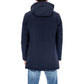 Refrigiwear Chic Blue Padded Parka with Removable Hood