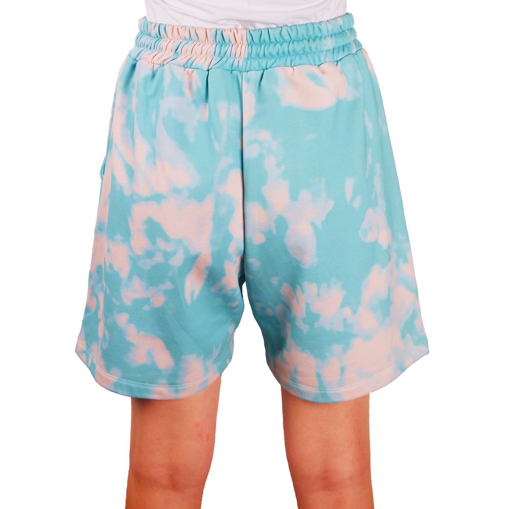 Comme Des Fuckdown Chic Two-Tone Bermuda Shorts - Light Blue