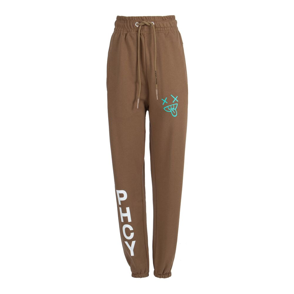 Pharmacy Industry Brown Cotton Women Trouser