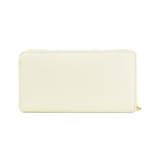 Cavalli Class White Calfskin Women Wallet