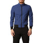 Refrigiwear Blue Polyamide Men Bomber Jacket
