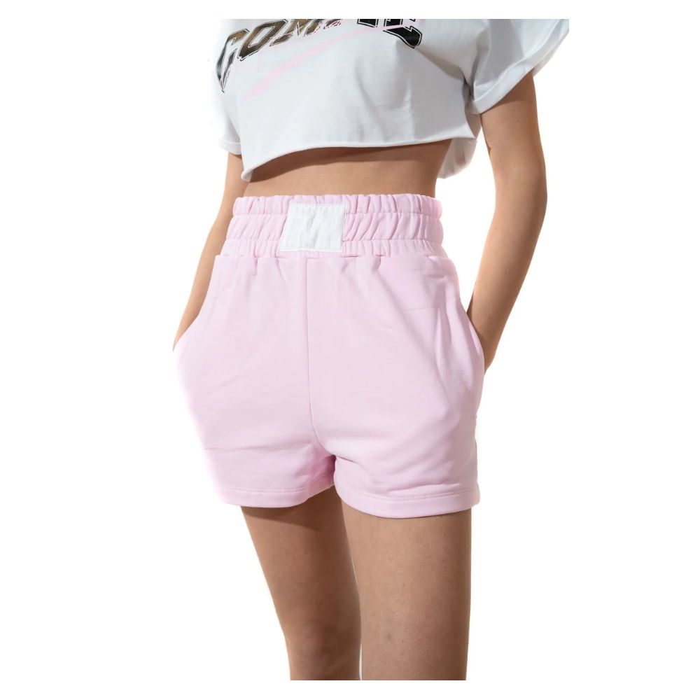 Comme Des Fuckdown Chic Stretch Cotton Logo Shorts