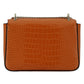 Jimmy Choo Amber Orange Leather Shoulder Bag